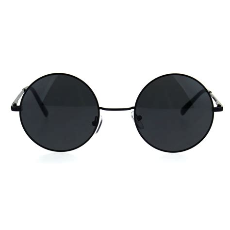 black circle sunglasses|retro round black sunglasses.